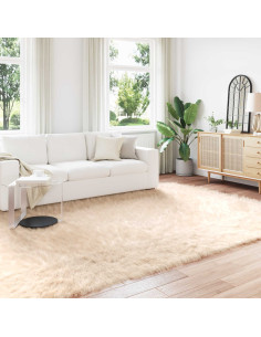 Tappeto Pecora Tafalla Beige 200 x 280 cm Poliestere