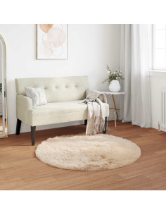 Tappeto Pecora Tafalla Beige Ø 80 cm Poliestere