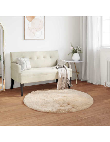 Tappeto Pecora Tafalla Beige Ø 100 cm Poliestere