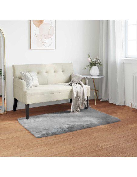 Tappeto Pecora Tafalla Grigio 60 x 110 cm Poliestere
