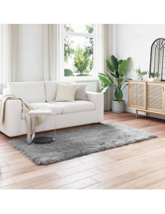 Tappeto Pecora Tafalla Grigio 80 x 200 cm Poliestere