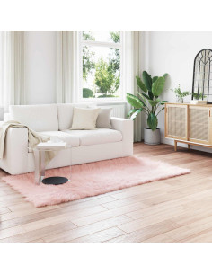 Tappeto Pecora Tafalla Rosa 100 x 200 cm Poliestere