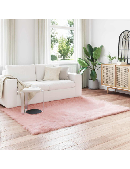 Tappeto Pecora Tafalla Rosa 120 x 170 cm Poliestere