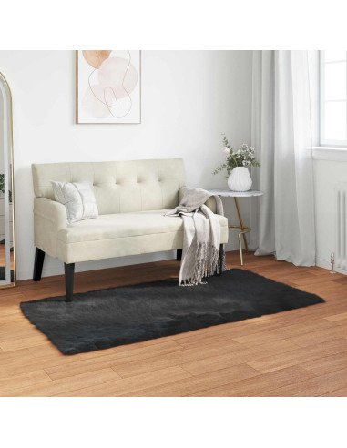 Tappeto Pecora Tafalla Nero 60 x 110 cm Poliestere