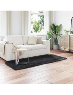 Tappeto Pecora Tafalla Nero 100 x 200 cm Poliestere