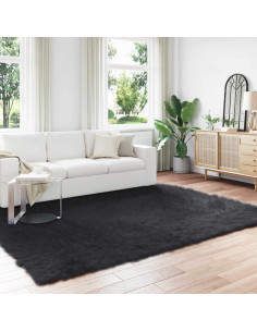 Tappeto Pecora Tafalla Nero 240 x 340 cm Poliestere
