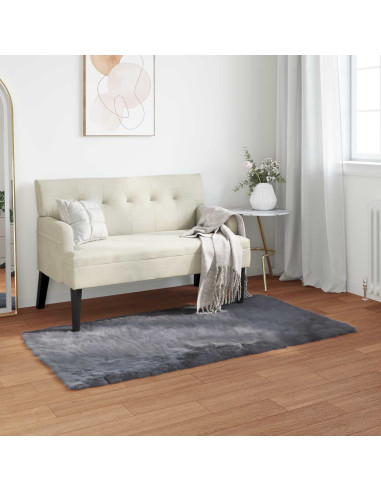 Tappeto Pecora Tafalla Antracite 80 x 150 cm Poliestere