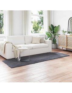 Tappeto Pecora Tafalla Antracite 80 x 250 cm Poliestere