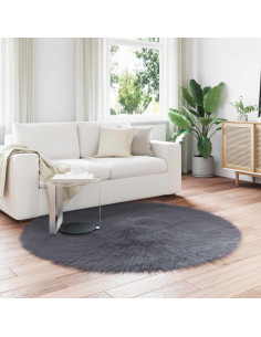 Tappeto Pecora Tafalla Antracite Ø 200 cm Poliestere