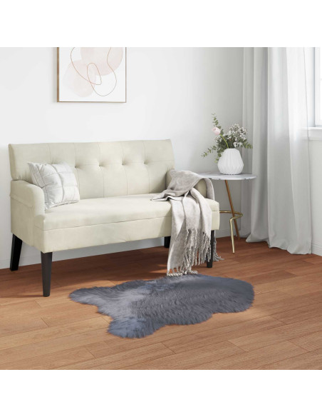 Tappeto Pecora Tafalla Antracite 50 x 80 cm Poliestere