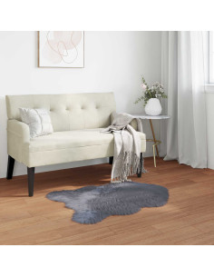 Tappeto Pecora Tafalla Antracite 80 x 120 cm Poliestere