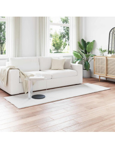 Tappeto in Pelliccia Sintetica di Coniglio Olite Bianco