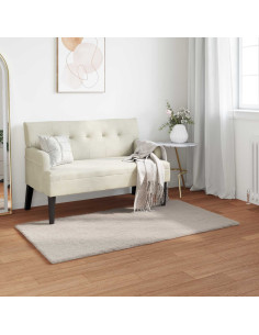 Tappeto in Pelliccia Sintetica di Coniglio Olite Beige