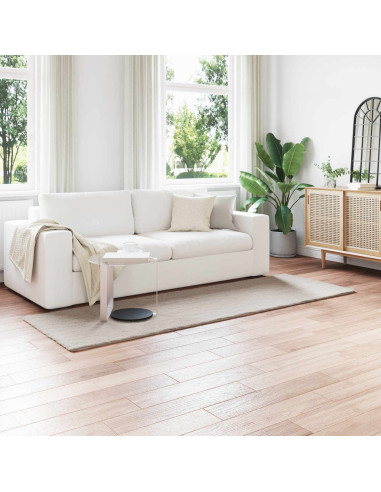 Tappeto in Pelliccia Sintetica di Coniglio Olite Beige