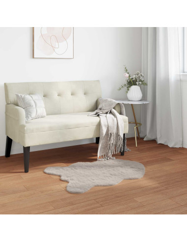Tappeto in Pelliccia Sintetica di Coniglio Olite Beige