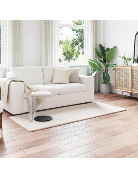 Tappeto in Pelliccia Sintetica di Coniglio Olite Crema