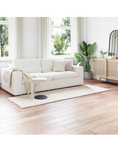 Tappeto in Pelliccia Sintetica di Coniglio Olite Crema