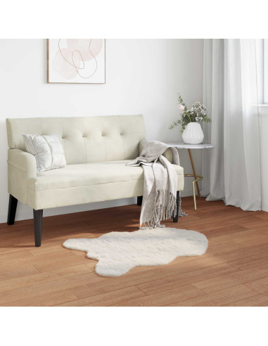 Tappeto in Pelliccia Sintetica di Coniglio Olite Crema