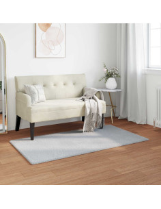 Tappeto in Pelliccia Sintetica di Coniglio Olite Grigio