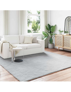 Tappeto in Pelliccia Sintetica di Coniglio Olite Grigio