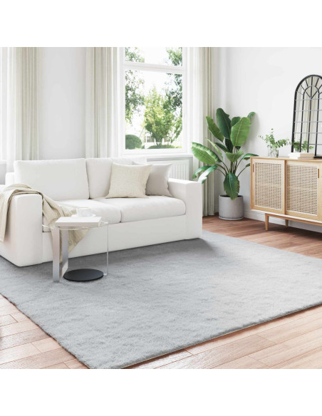 Tappeto in Pelliccia Sintetica di Coniglio Olite Grigio