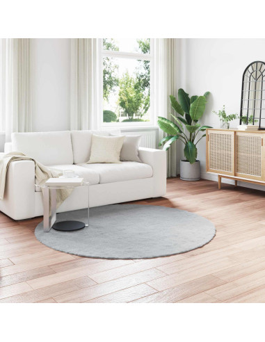 Tappeto in Pelliccia Sintetica di Coniglio Olite Grigio