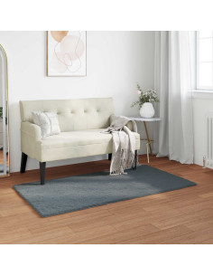 Tappeto in Pelliccia Sintetica di Coniglio Olite Antracite