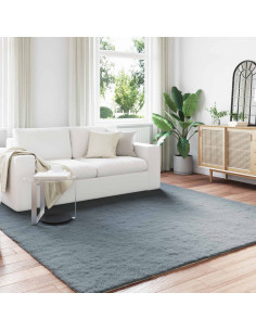 Tappeto in Pelliccia Sintetica di Coniglio Olite Antracite