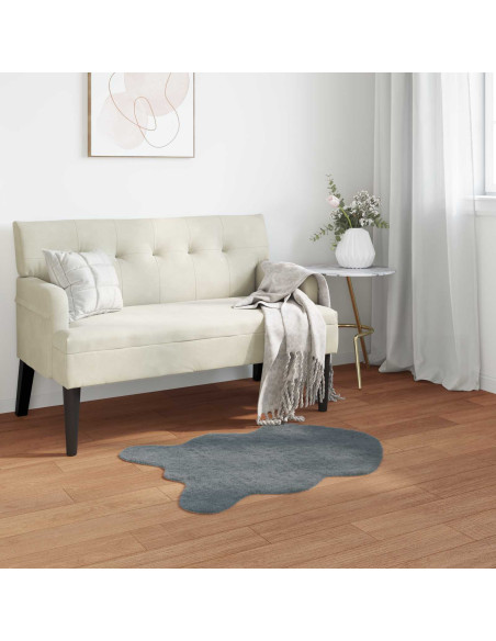 Tappeto in Pelliccia Sintetica di Coniglio Olite Antracite