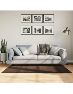 Tappeti per area HUARTE Marrone 150 x 80 cm Poliestere