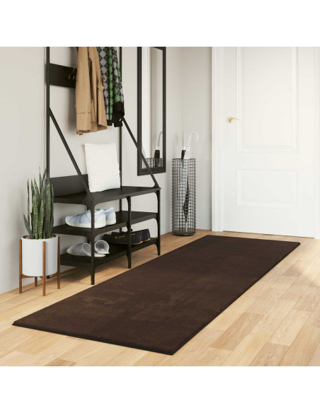 Tappeti per area HUARTE Marrone 250 x 80 cm Poliestere