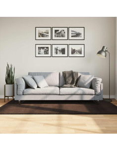 Tappeti per area HUARTE Marrone 170 x 120 cm Poliestere