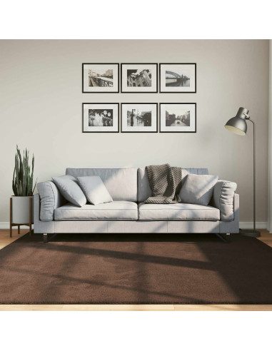 Tappeti per area Quadrato HUARTE Marrone 200 x 200 cm