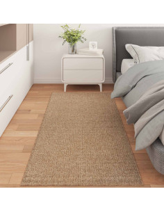 Tappeti per area HUARTE Naturale 150 x 80 cm Poliestere