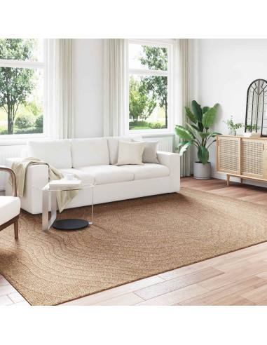 Tappeti per area Moiré HUARTE Naturale 280 x 200 cm Poliestere