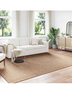 Tappeti per area Moiré HUARTE Naturale 340 x 240 cm Poliestere