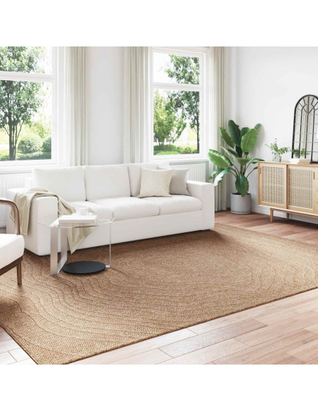 Tappeti per area Moiré HUARTE Naturale 340 x 240 cm Poliestere