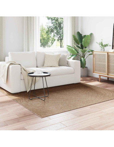 Tappeti per area Moiré HUARTE Naturale 200 x 200 cm Poliestere