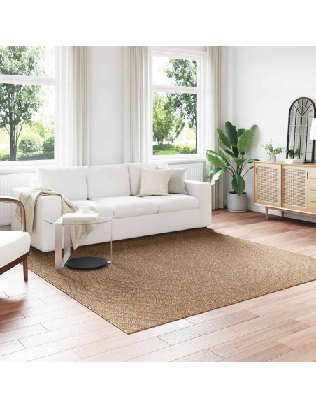 Tappeti per area Moiré HUARTE Naturale 240 x 240 cm Poliestere