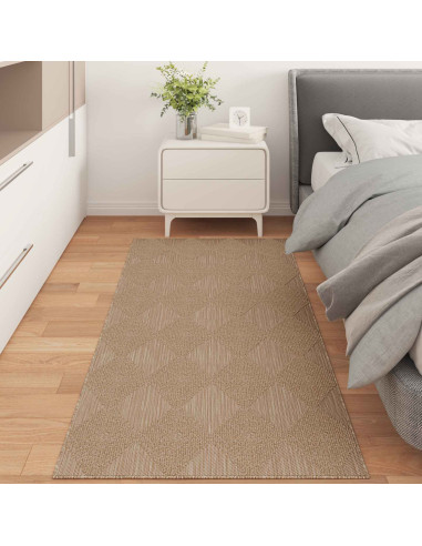 Tappeti per area HUARTE Naturale 200 x 80 cm Poliestere