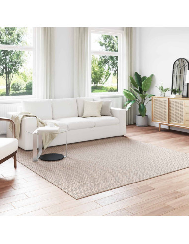 Tappeti per area Quadrato HUARTE Crema 240 x 240 cm Poliestere