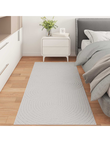 Tappeti per area HUARTE Crema 200 x 80 cm Poliestere