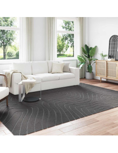 Tappeti per area HUARTE Antracite 280 x 200 cm Poliestere