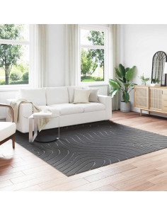 Tappeti per area HUARTE Antracite 240 x 240 cm Poliestere