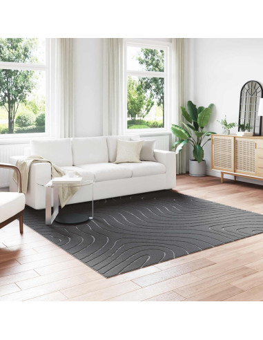 Tappeti per area HUARTE Antracite 240 x 240 cm Poliestere