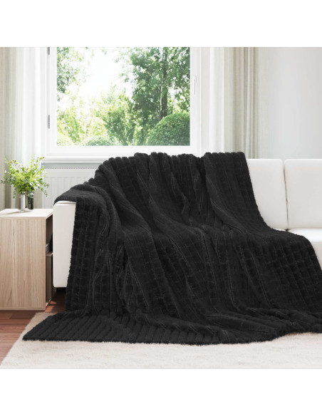Coperta Nero 270 x 240 cm Panno