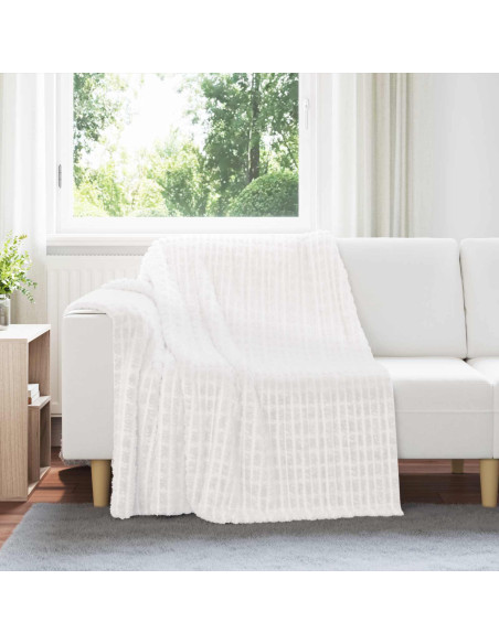 Coperta Bianco 200 x 150 cm Panno