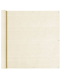 Schermo Frangivista per Balcone Crema 120x500 cm in HDPE