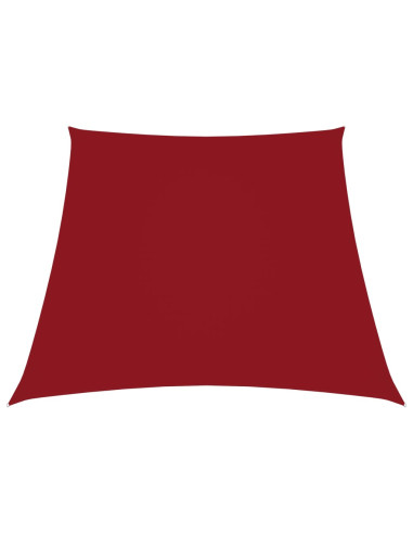 Parasole a Vela in Tela Oxford a Trapezio 2/4x3 m Rosso