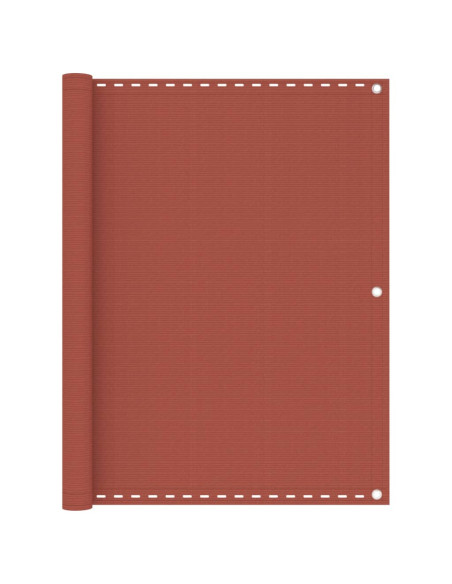 Paravento da Balcone Terracotta 120x600 cm in HDPE